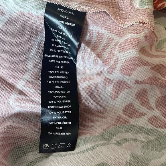 ANDREA IYAMAH Gamba Abstract Mushroom Red and Green Kimono Robe Maxi Dress - Picture 12 of 12